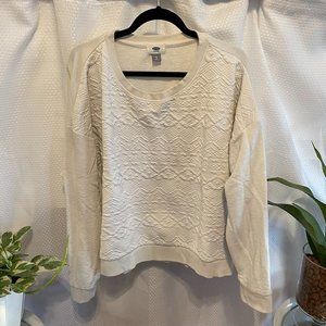 Patterned Sweatshirt